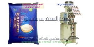 تعبئة وتغليف لتعبئة السكر على اكياس التموينية الرقيقة من شركة المهندس منسى