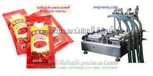 ماكينة تعبئة زيوت الطبخ الصلصة في اكياس