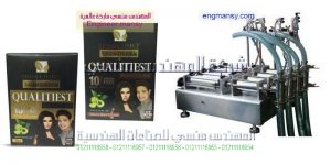 ماكينة تعبئة وتغليف الشامبو من شركة المهندس منسى