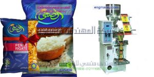 الة تعبئة وتغليف رز عدس سكر اتوماتيك بالنظام الحجمي